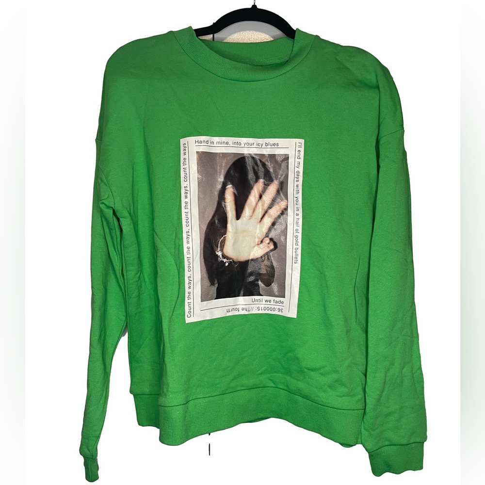 *NWT* ZGY Ziggy DENIM Oversized Sweatshirt